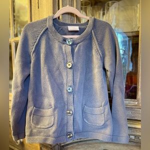 Hanna Anderson Grey Cardigan Size 130